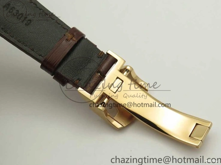 MIROTIME 0514 Portuguese Tourbillon IW5046 RG ZF Best Edition White Dial on Brown Leather Strap UrbanStyle 7144